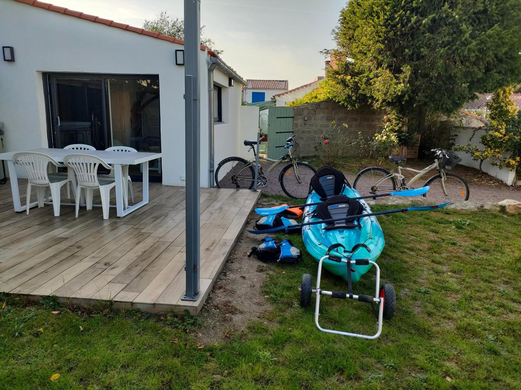 Maison Ti Havre Avec Jardin Prive Dans Village De Pecheurs A Brem Sur Mer ! Εξωτερικό φωτογραφία
